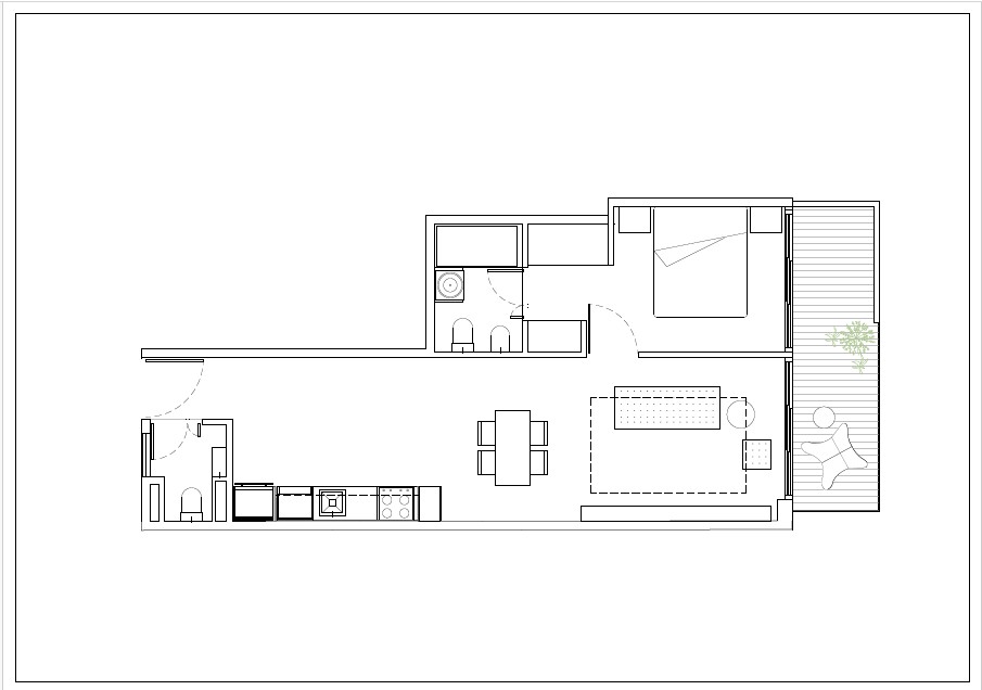 Eduardo Acevedo 240, 3°D  Preventa Exclusiva: 2 Ambientes con Diseño en Caballito.