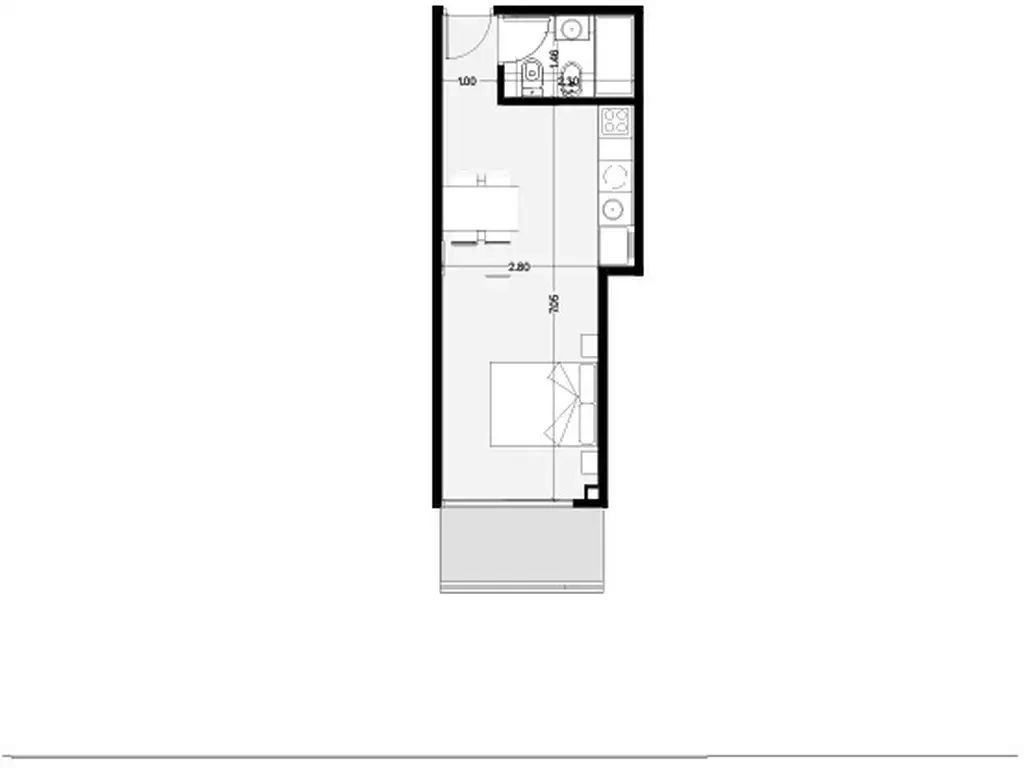 Imagen 9 de ¡Inversión Inteligente! Monoambiente Ideal con Renta Asegurada