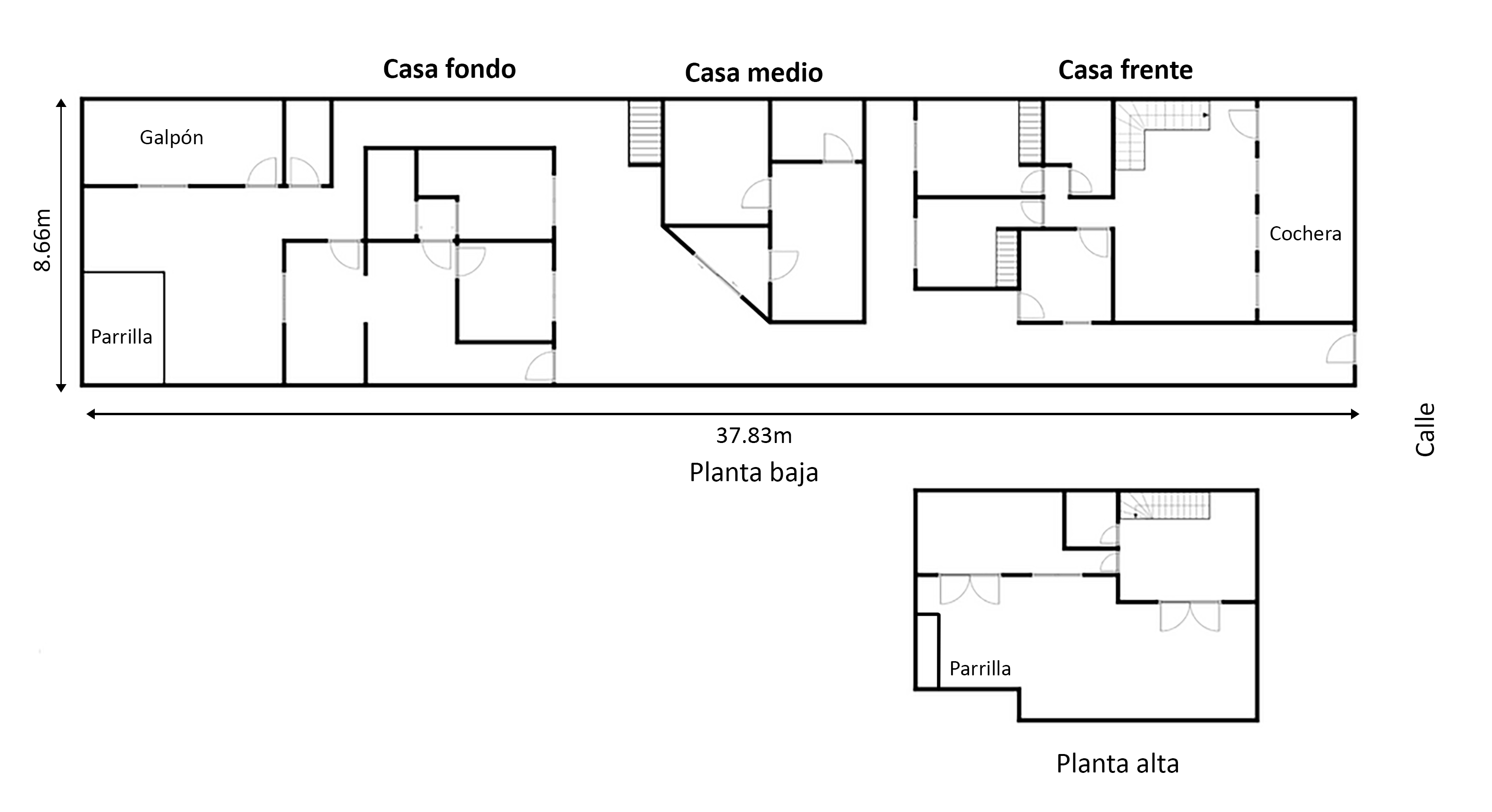 Oportunidad | Importante Lote Propio con 3 Viviendas